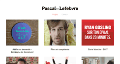 Desktop Screenshot of pascallefebvre.com